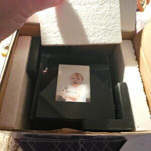 glass photo  coaster set